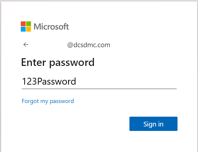 microsoft autoupdate password